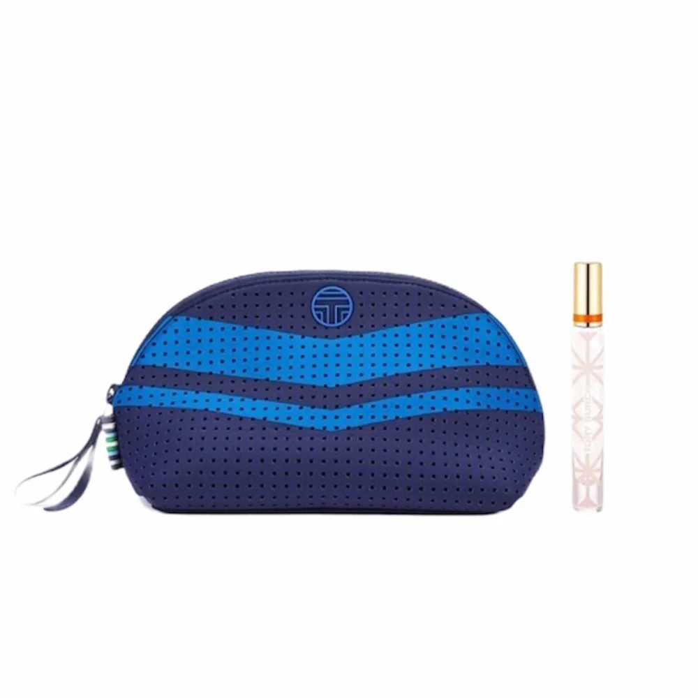 🆕 Tory Burch Tory Sport Chevron Cosmetic Case